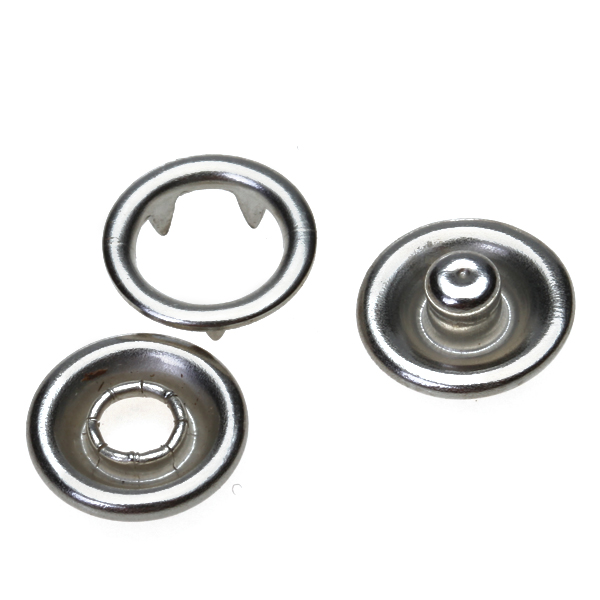 Set of 50 Snap Fasteners, Hand Press Studs Metal Snap Fasteners for Bags, Coats, Sleeping Bags etc