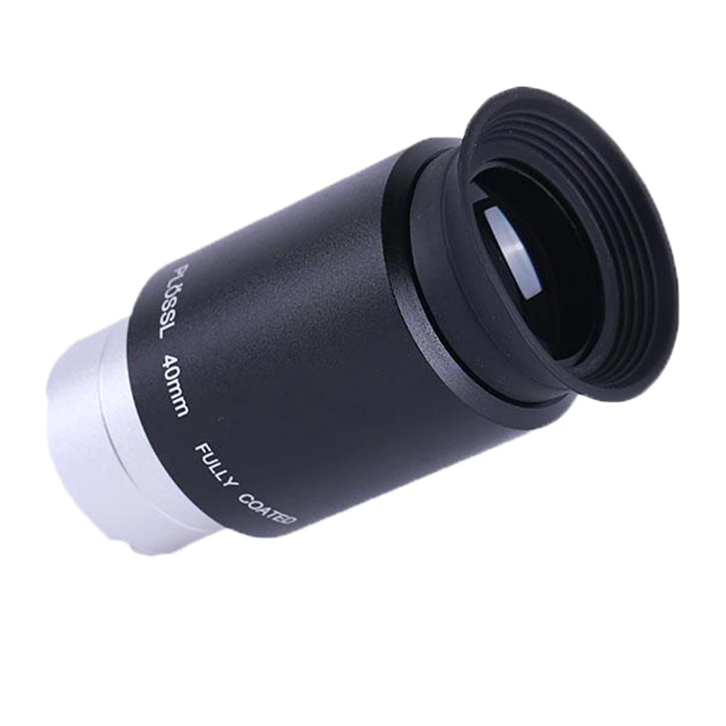 40mm 1.25inch Plossl Telescope Eyepiece Lens - 4-element Plossl Design - Threaded for Standard 1.25inch Astronomy Filters