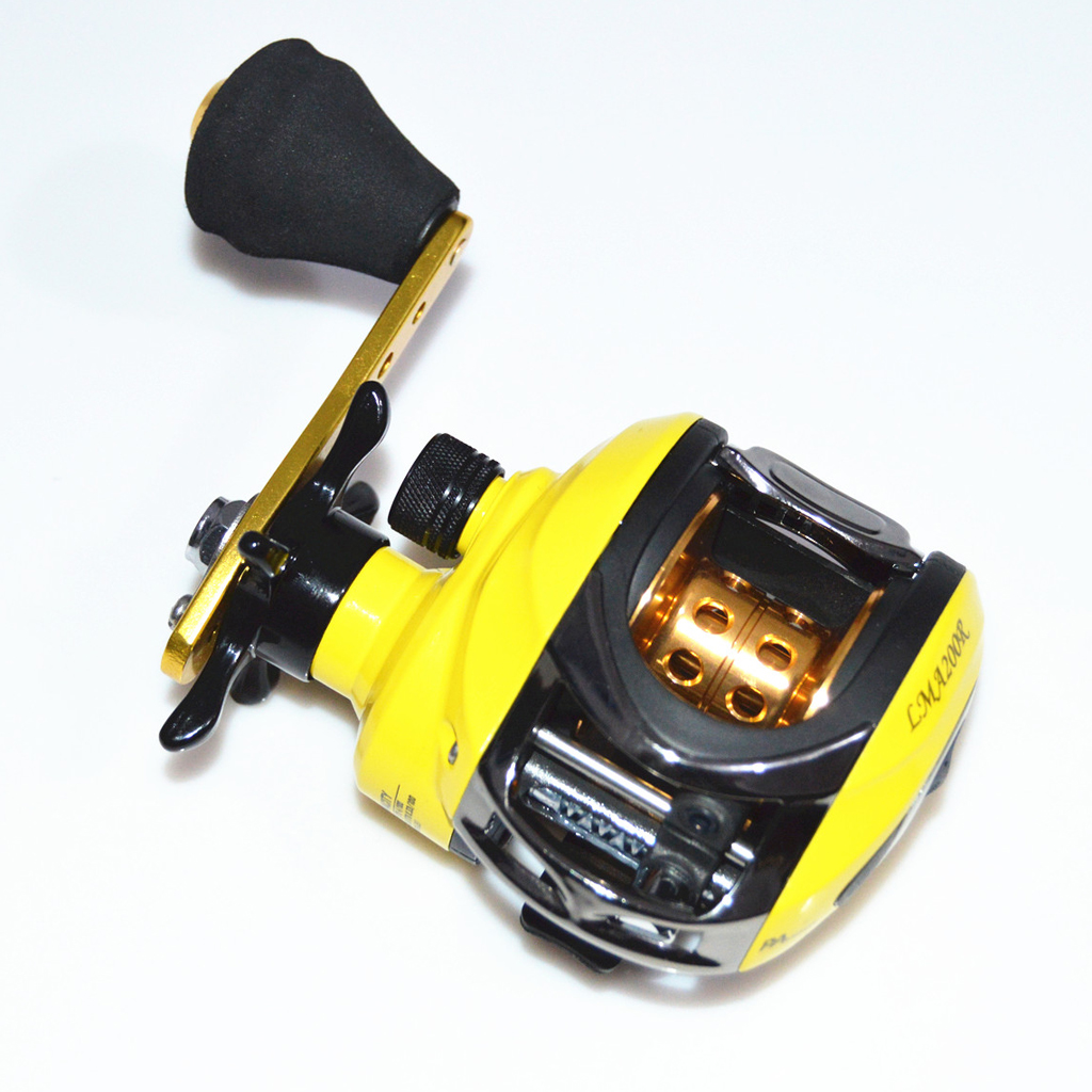  Fishing Reel Metal   Wheels Fishing Vessel Reel Line 4+1BB Anti-Seawater Stainless Steel Bearing