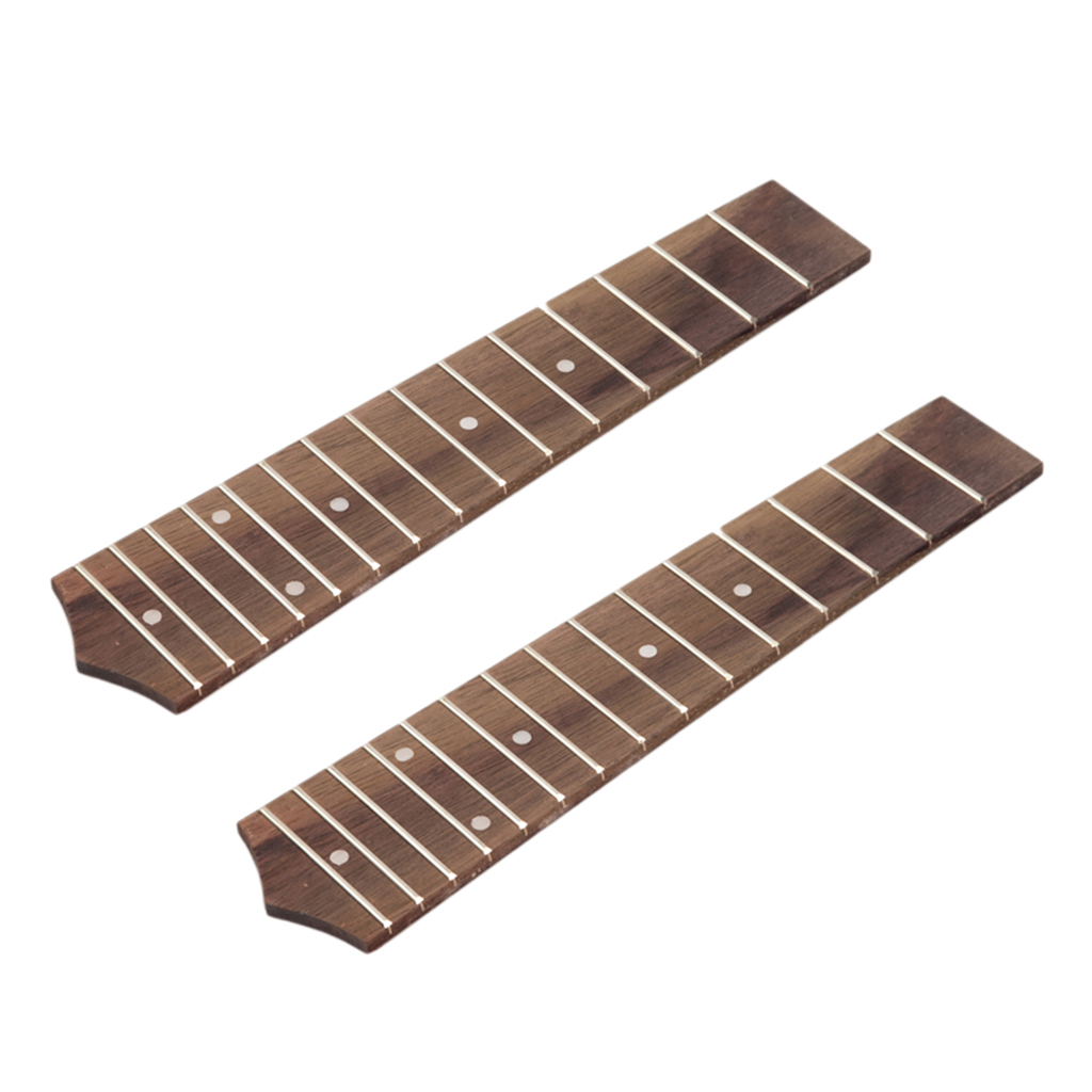 Pack of 2 21'' Soprano Ukulele Uke 15-Fret Fretboard Fingerboard 21.5cm