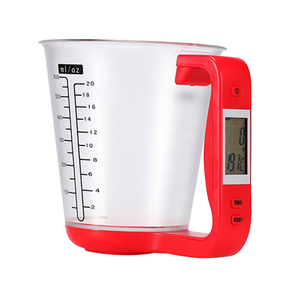 Digital Liquid Crystal Display Measuring Electronic Kitchen Detachable Cup Scale 3 Colors