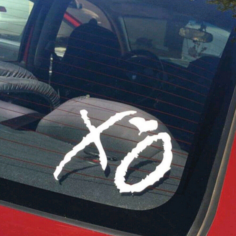 the weeknd car sticker