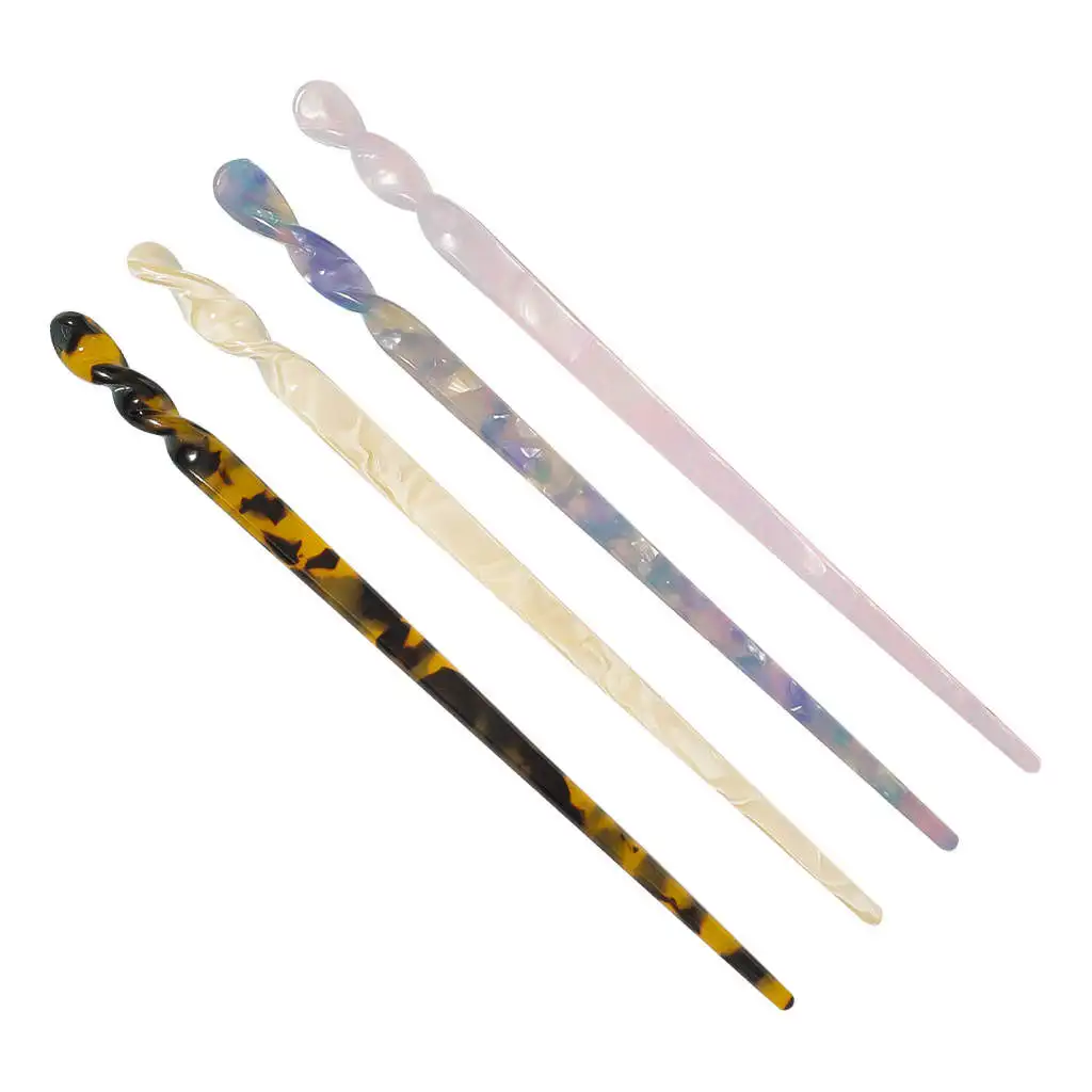 Acetate Hair Sticks, Chopstick Chinese Style 175mm Styling Wedding Retro Oriental 1Piece Hair Pins, Hair Clips, for Girls Women