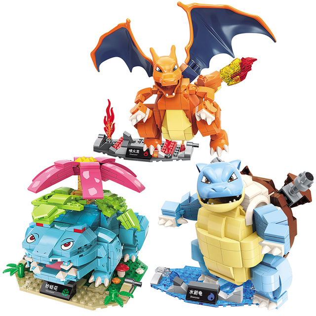 Anime Takara Tomy Movie Pokemon Pikachu Charizard Venusaur