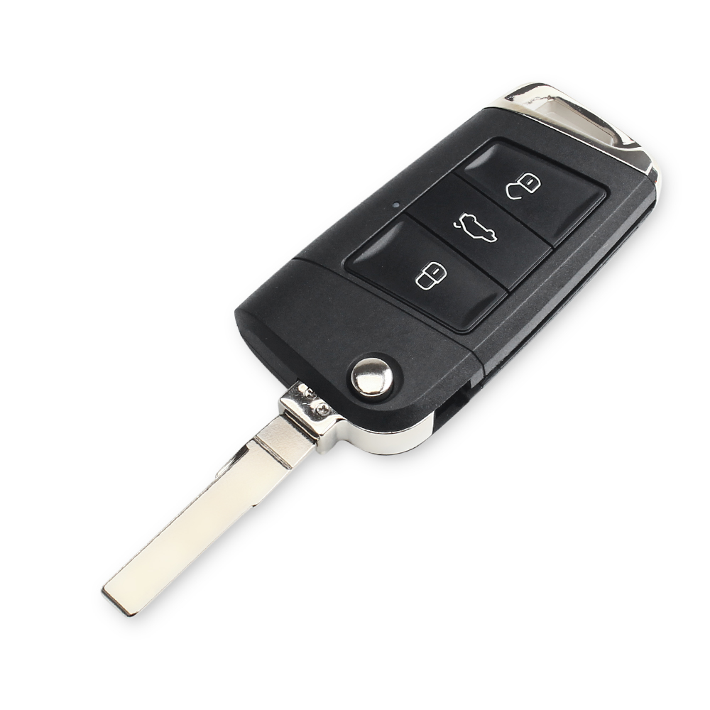 KEYYOU Für Volkswagen VW Polo Passat B5 Golf MK5 Käfer Geändert Flip Remote Key Shell Fob 3 Tasten Ersatz Auto Schlüssel Abdeckung – Detail 5