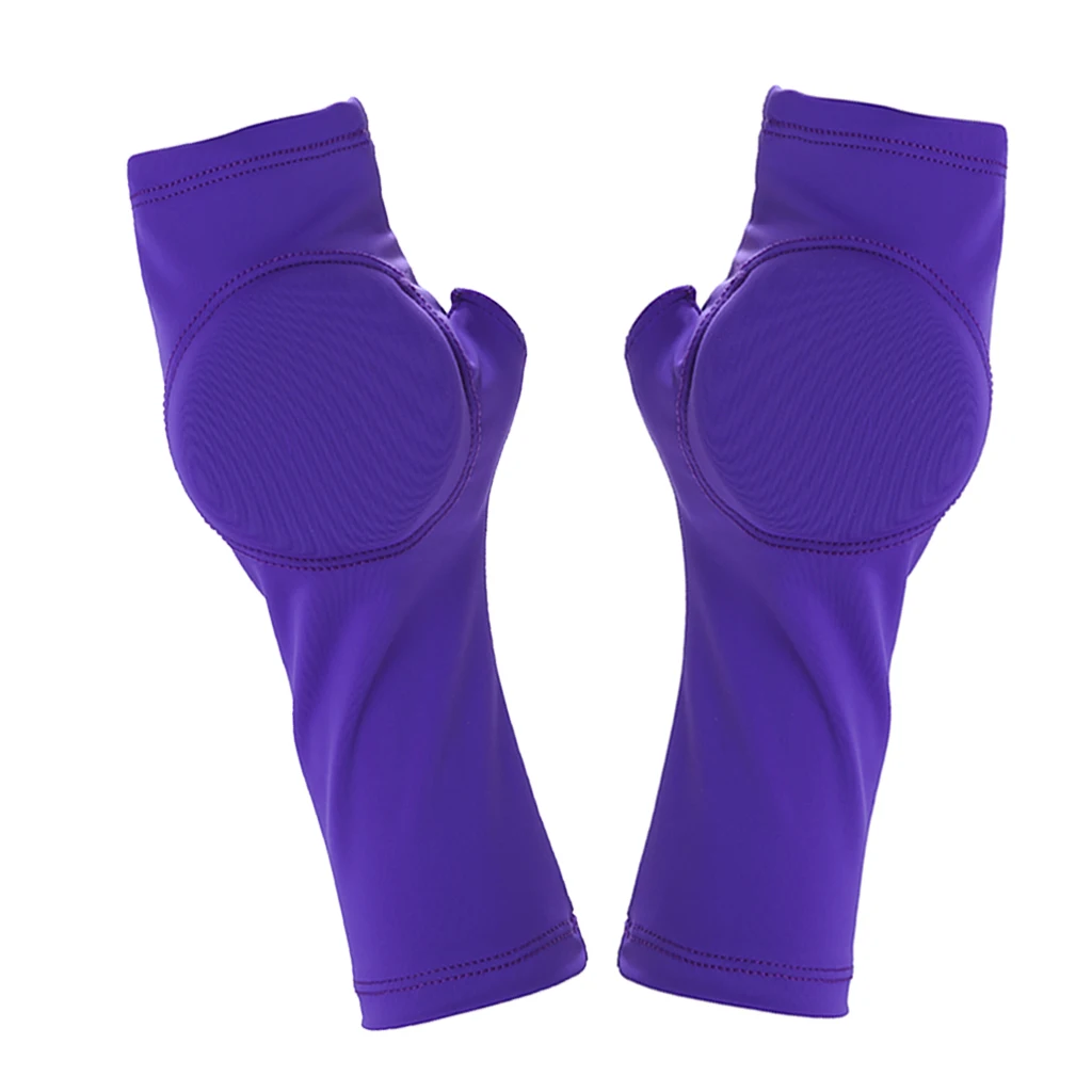Thermal Figure Skating Gloves Palm Hand Guard Sports Protective Gear for Girls Women Ladies Ice Figure Skating Skiing