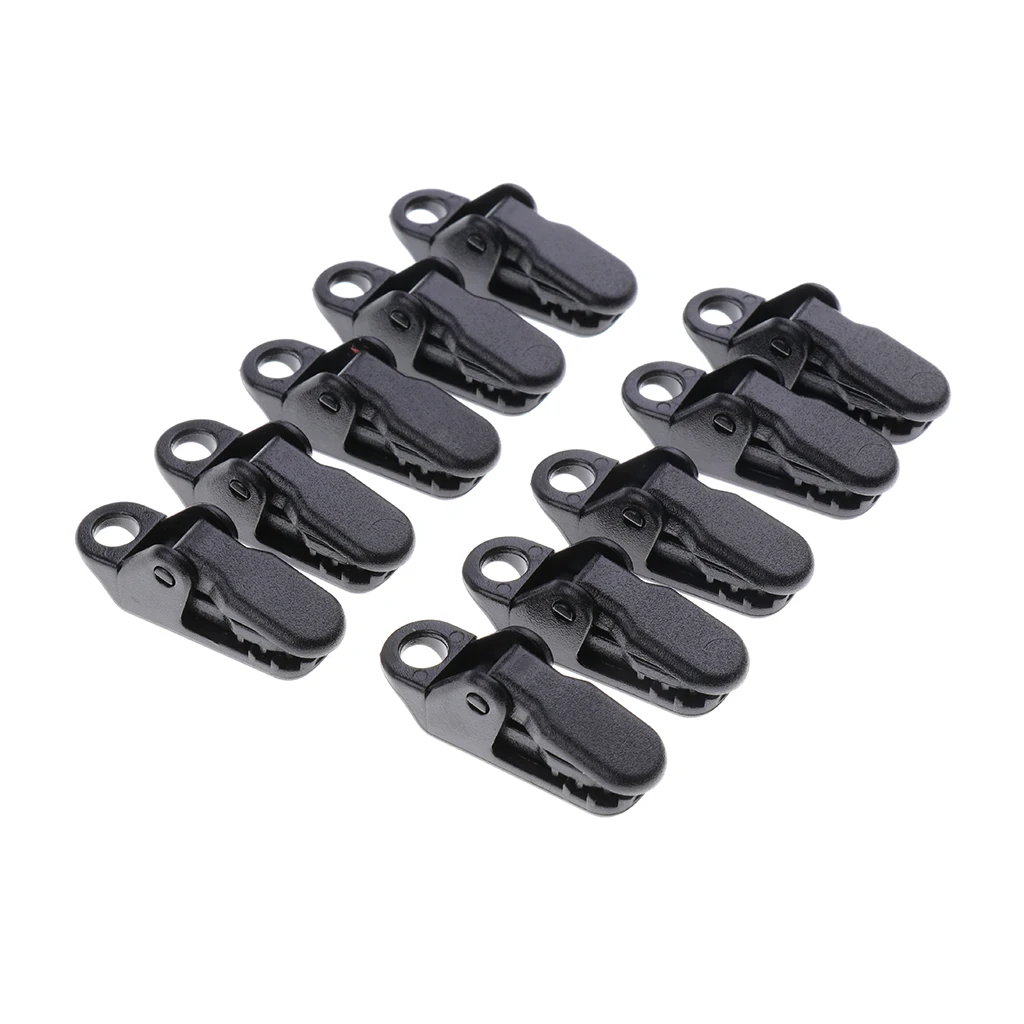 10x Tarpaulin Clip Canopy Attachment Camping Sportive  Tent Clamps