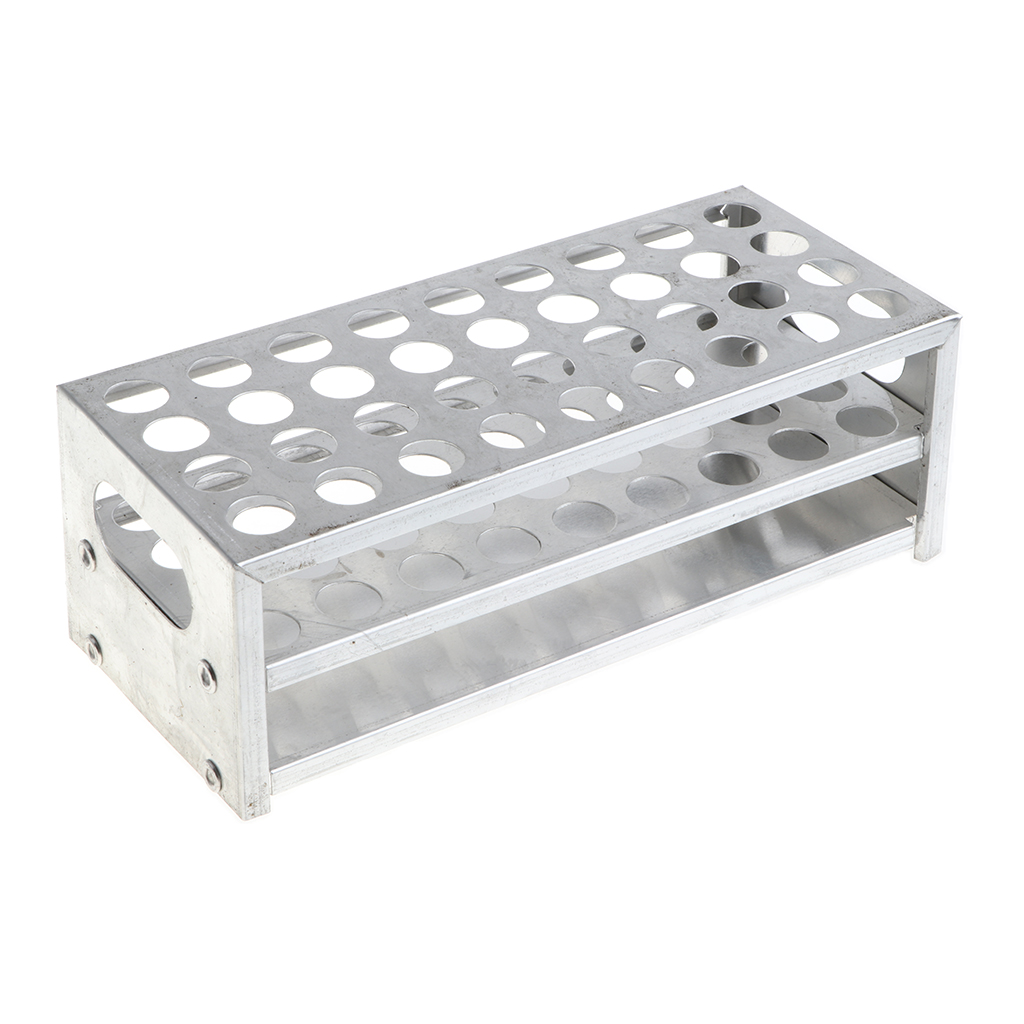 Aluminum Test Tube Rack For Lab Testing Shot Glasses Tube Spice Display 