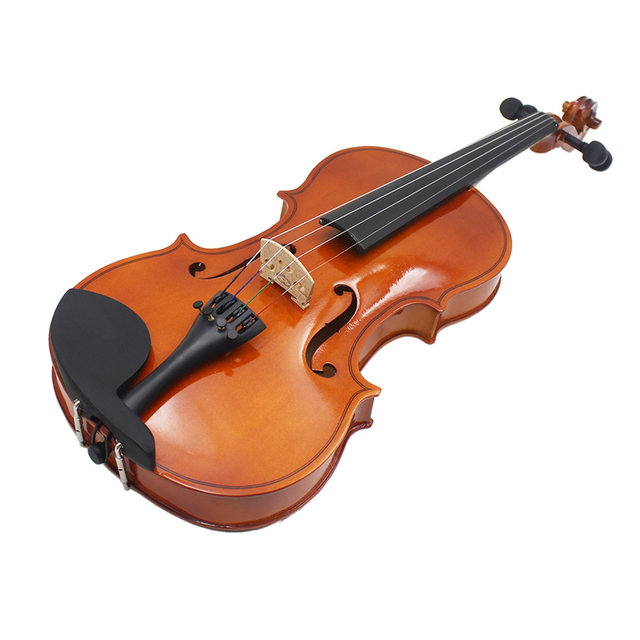 4/4 3/4 1/2 1/8 Acoustic Violin Color Natural / Black Fiddle