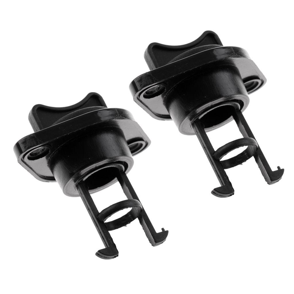 2 Pieces 1'' 25mm Durable Nylon Marine Boat Drain Plug Scupper Fishing Kayak Raft Hull Transom Screw Bung Replacement