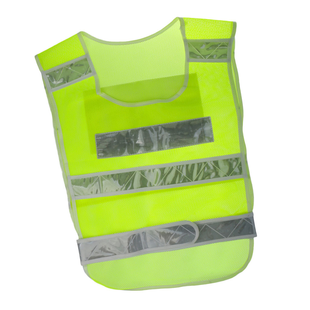 High Visibility Safety Vest Security Vest with Reflective Stripes for Adult
