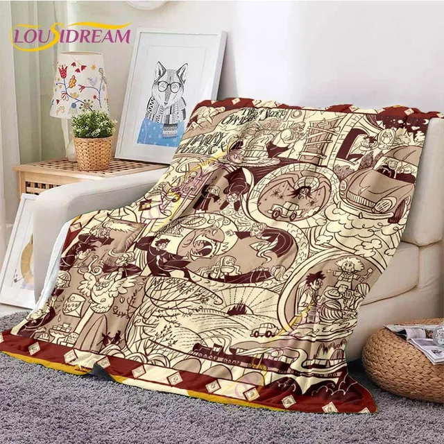 Movie L-Lord of the Rings Blanket Warm Plush Blanket Sofa for For Kids  Travel Cover Blanket Bedding Office Flannel Blanket