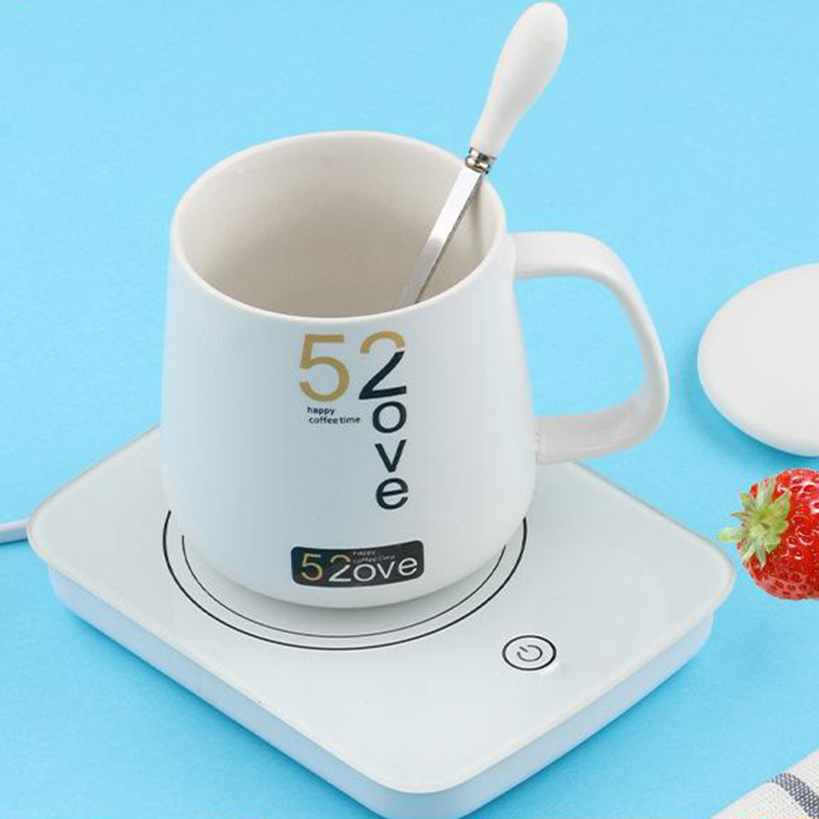 USB Coffee Mug Warmer, Gravity Sensor Quick Heating Tea Cup Milk Heater- for stainless steel cup, glass ceramic cups...