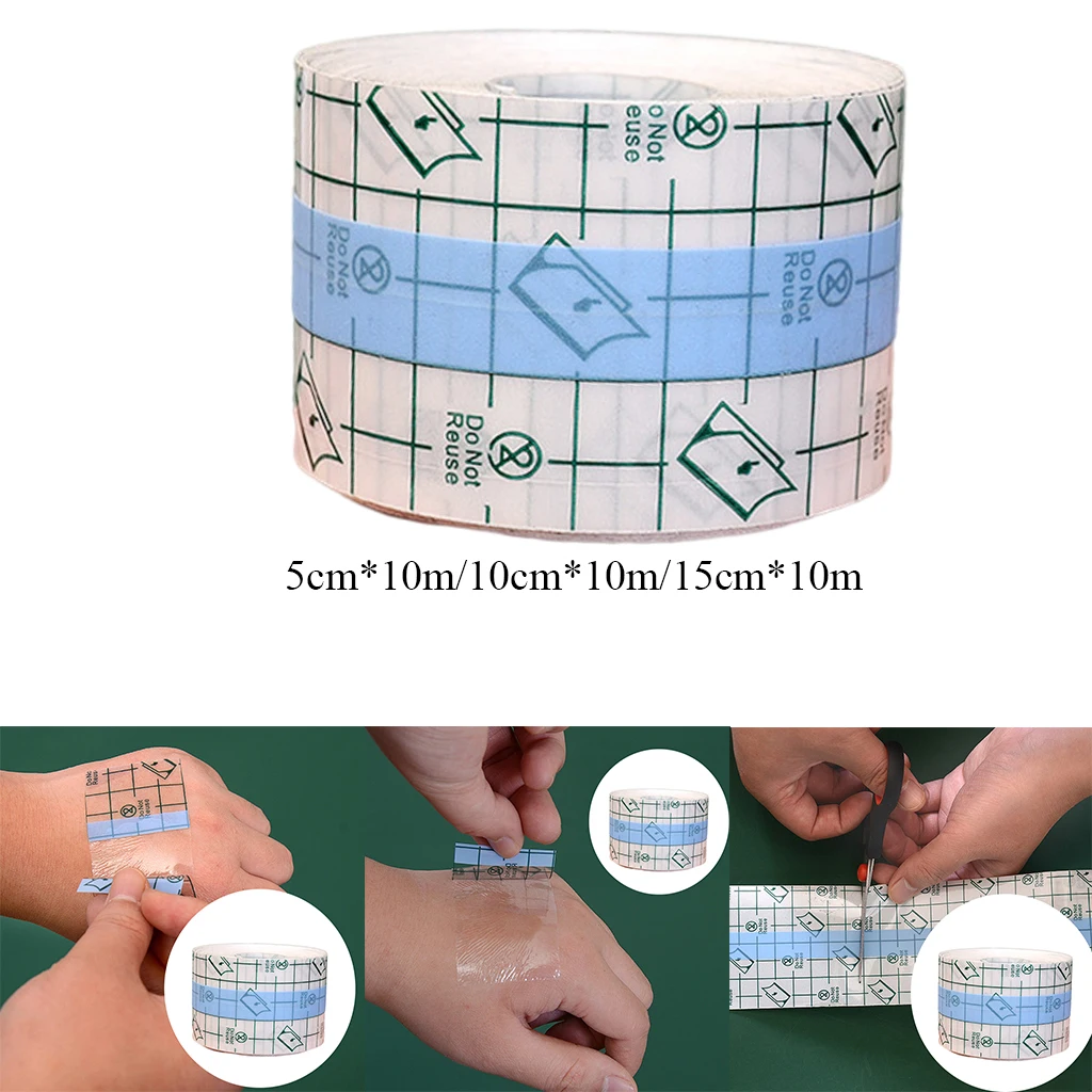 Tattoo Aftercare Adhesive Roll Bandages Waterproof Transparent Film