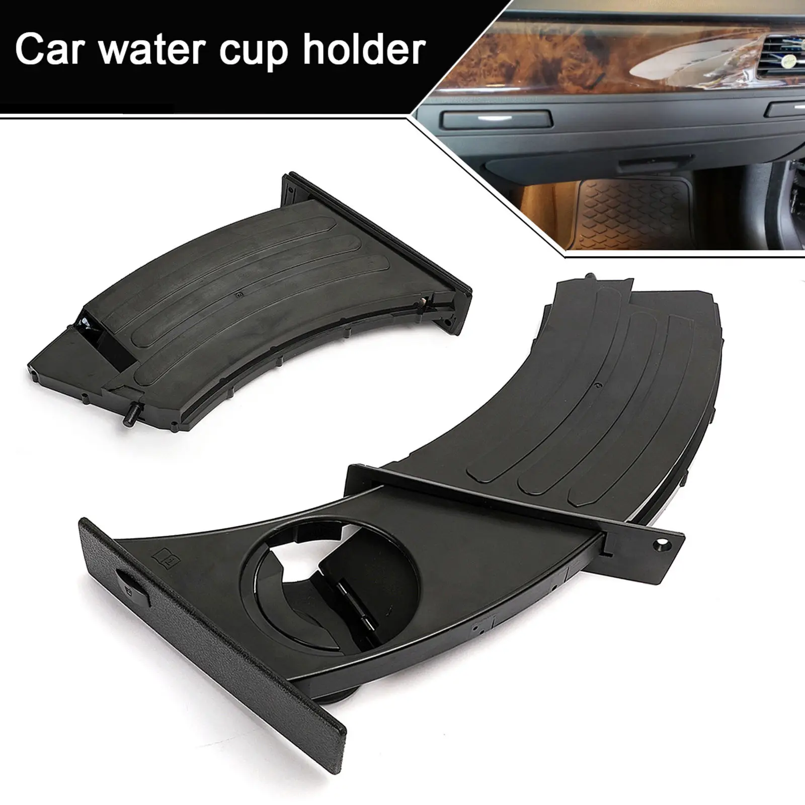 Replacement Front Driver Side  Board Inner Cup Holder Fits for BMW 525i E60 530i 528i 535i 545i M5 xDrive