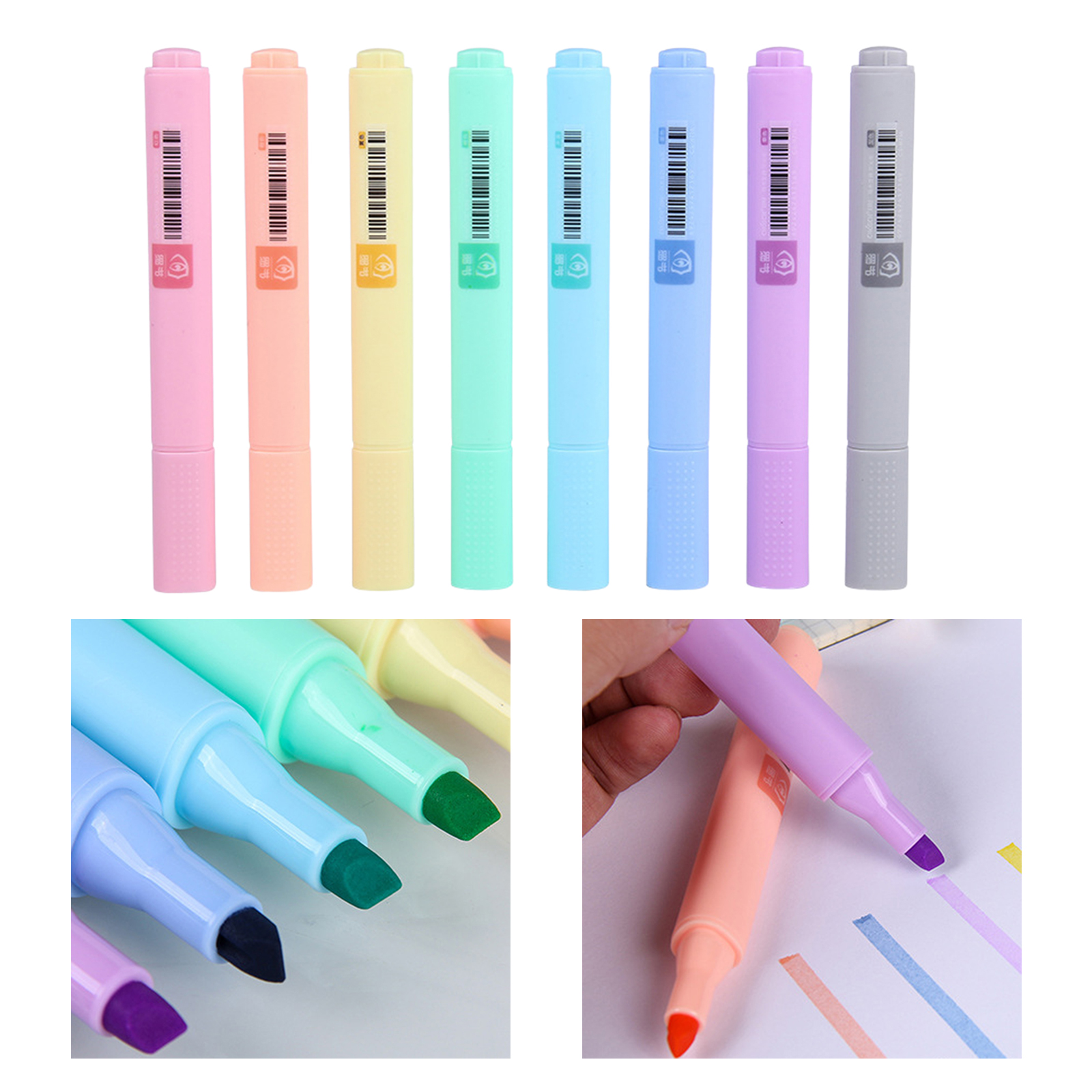 8Pack Pastel Color Chalk Fluorescence Marker Paint Pens Photo Album Art