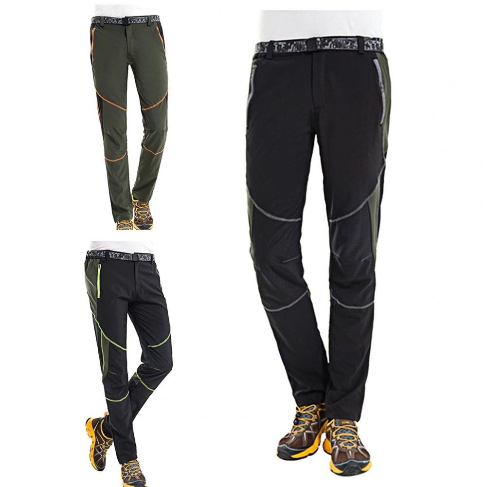 Description Picture 5 of itemNUONEKO Men's Softshell Winter Hiking Pants Waterproof & Windproof Warm Fleece, Thick, Reflective, Outdoor Sports Trousers