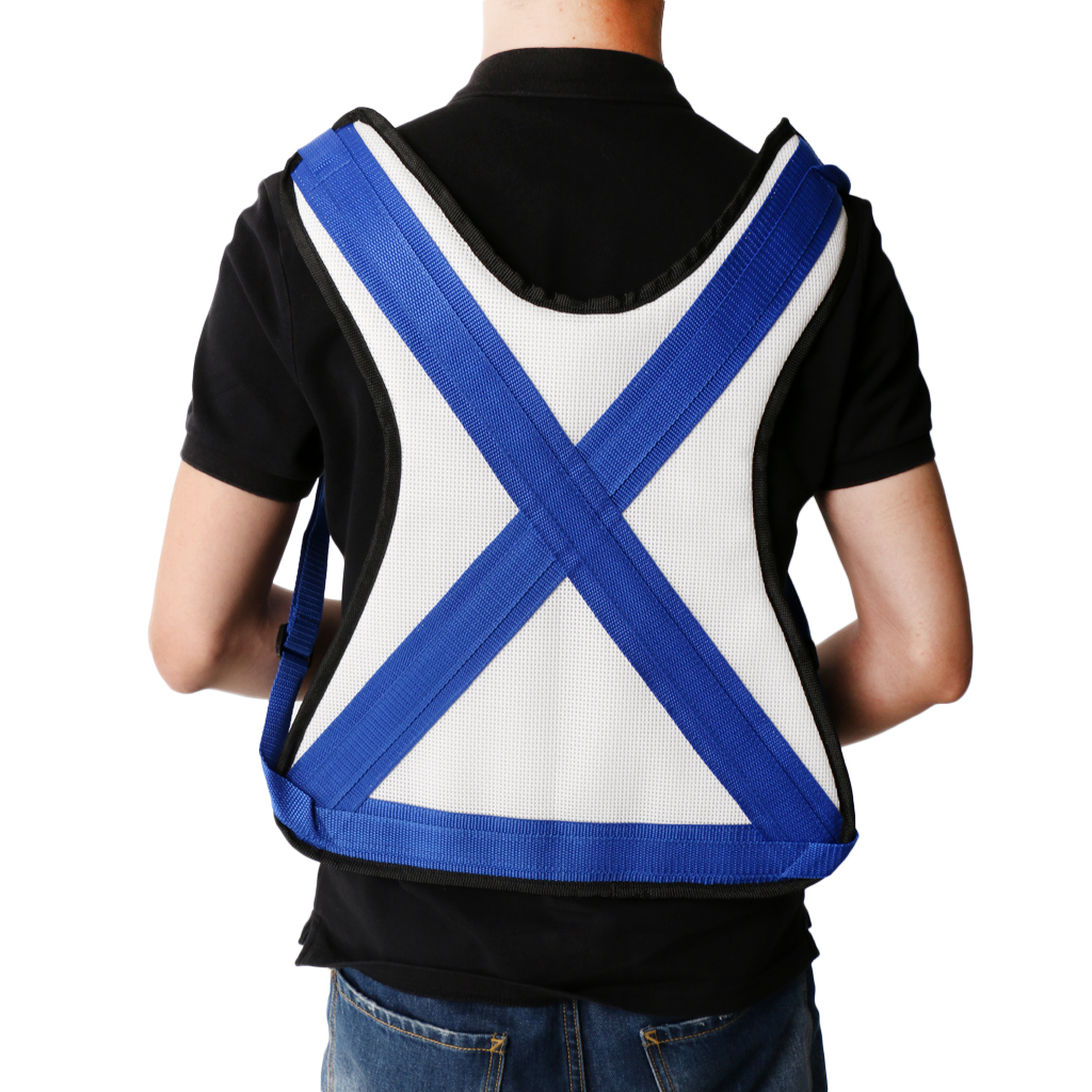 Soft Mesh Adjustable Strap Fishing Shoulder Back Harness Thick Padded Jacket