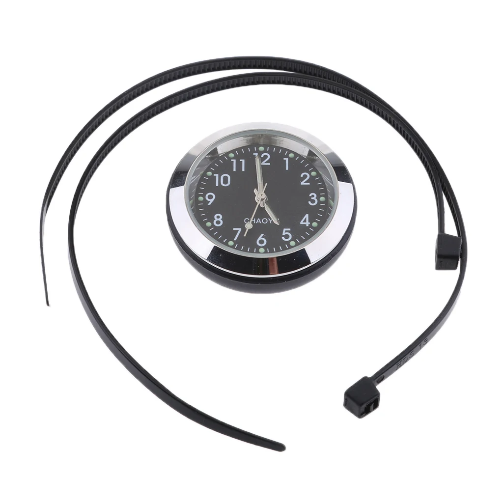 Universal Motorcycle Bike Dial Handlebar Clock/Thermometer/Hygrometer