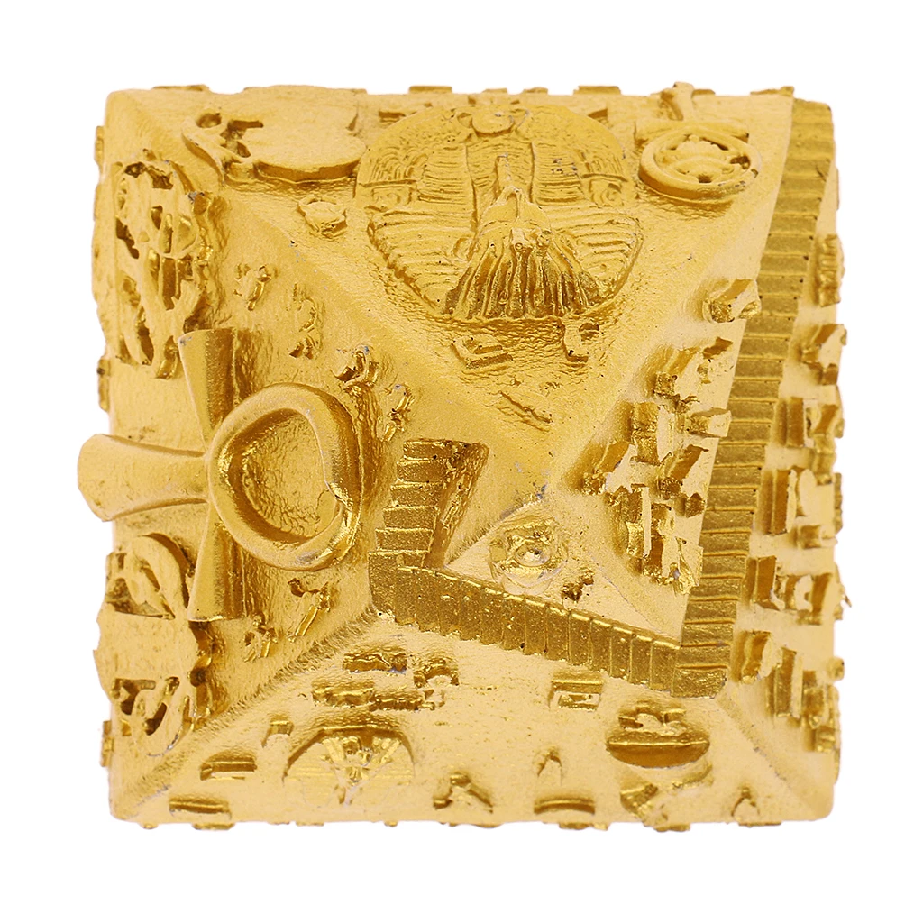 Famous Building Architecture Model Statue Egyptian Pyramids Resin Craft Kids Toy