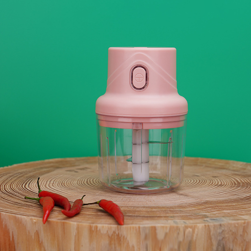 Small Electric Garlic Chopper Cutter Food Processor Crushed Kitchen Fruits Nut Pepper Vegetable Meat Chili Press Crusher Tool