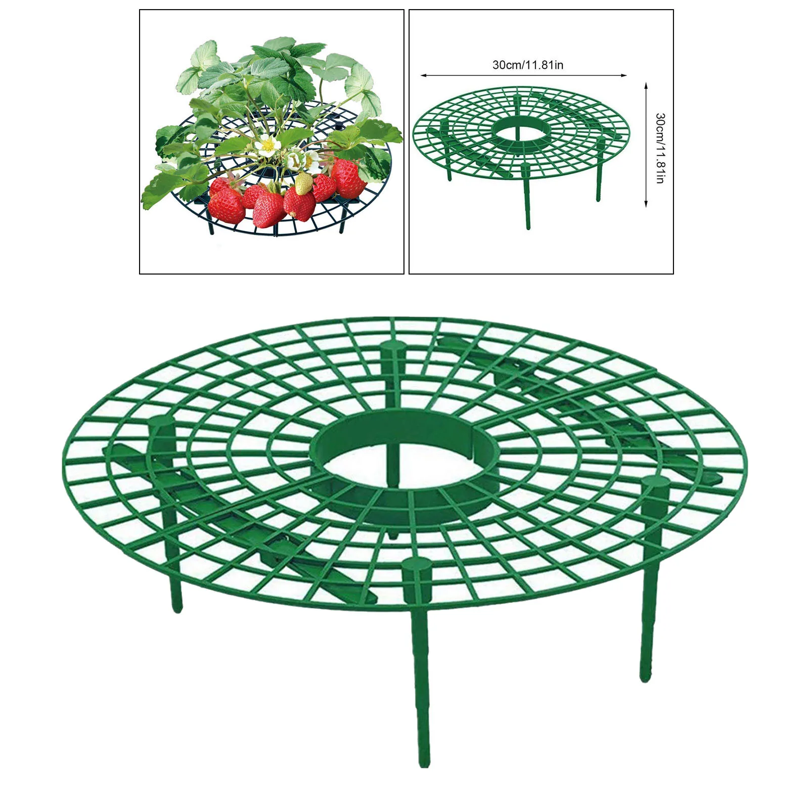 Strawberry Stand Frame Fruit Vegetable Support Growing Rack Vine Pillar Lightweight Gardening Stand