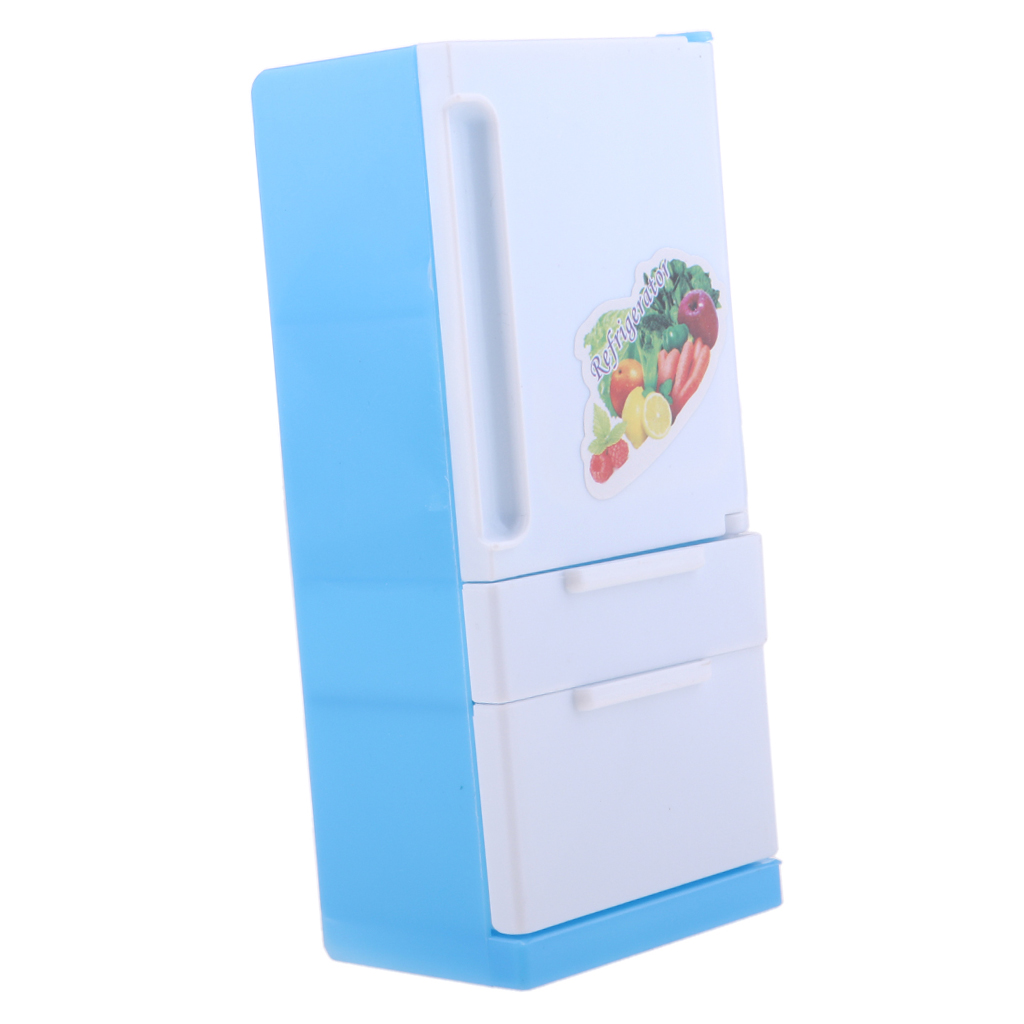 1/6 Scale Miniature Refrigerator Fridge Model For 12inch Action Figures Doll