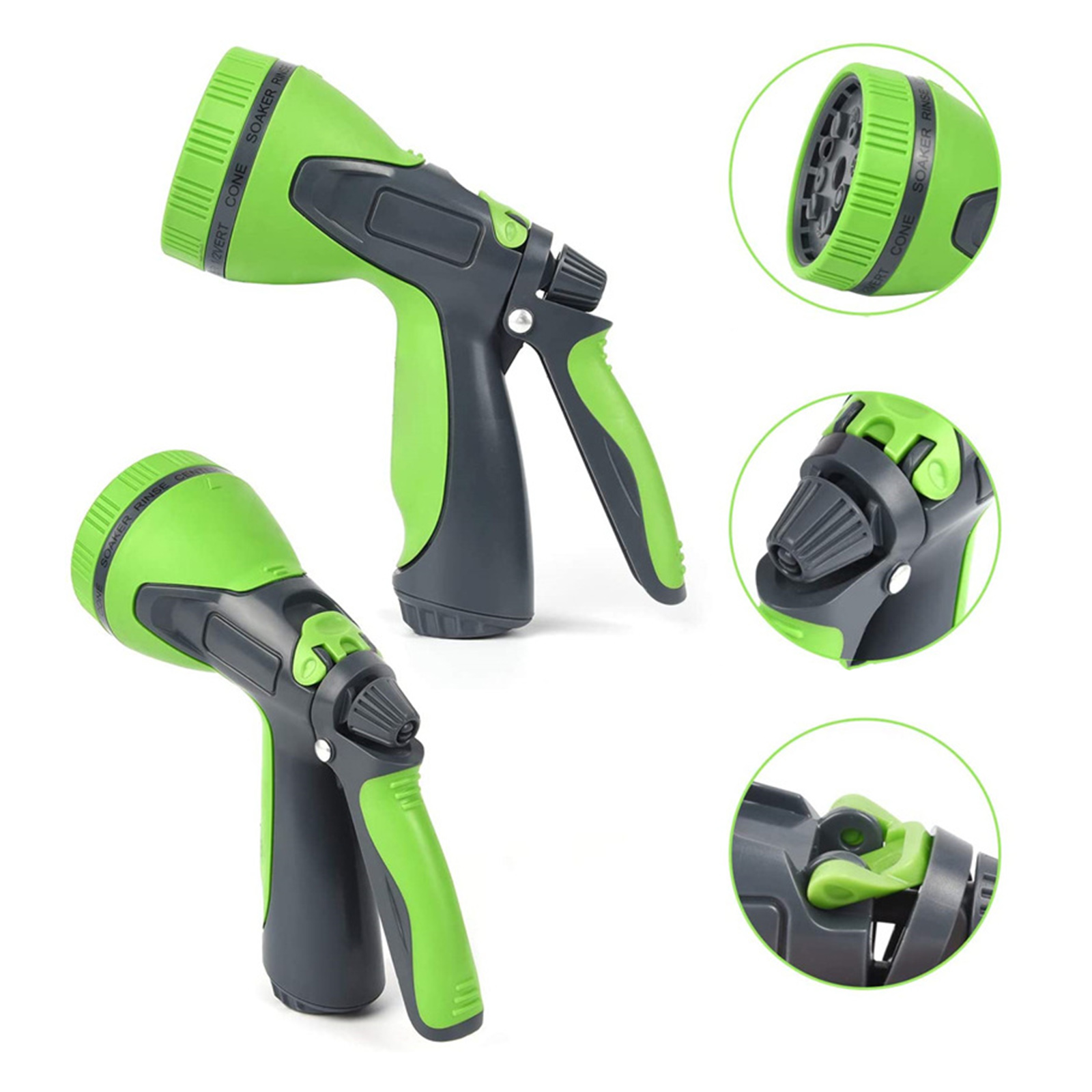 Hose Nozzle Hand-Held Garden Sprayer for Cleaning Watering Patio Garden US
