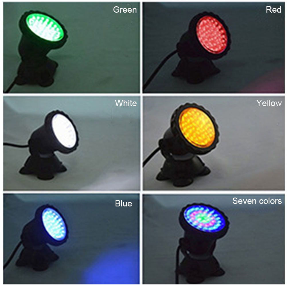 Remoto ao ar Tanque de Peixes à Prova Cor em Mudança Controle Livre Pátio Jardim Subaquática Holofotes Submersível Rgb Piscina Dwaterproof Água 6 High Quality Luzes e Iluminação