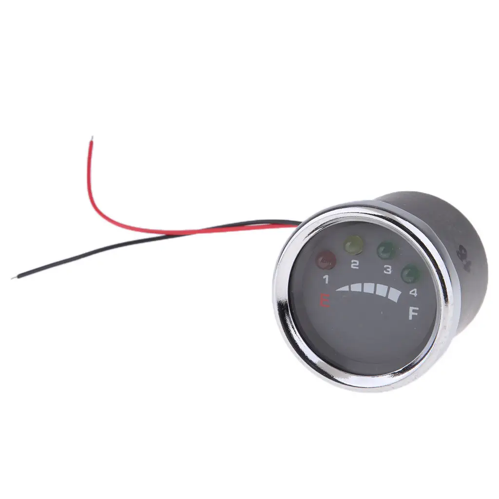 48V Motorcycle Round Analog Battery State Of Charge Indicator Meter