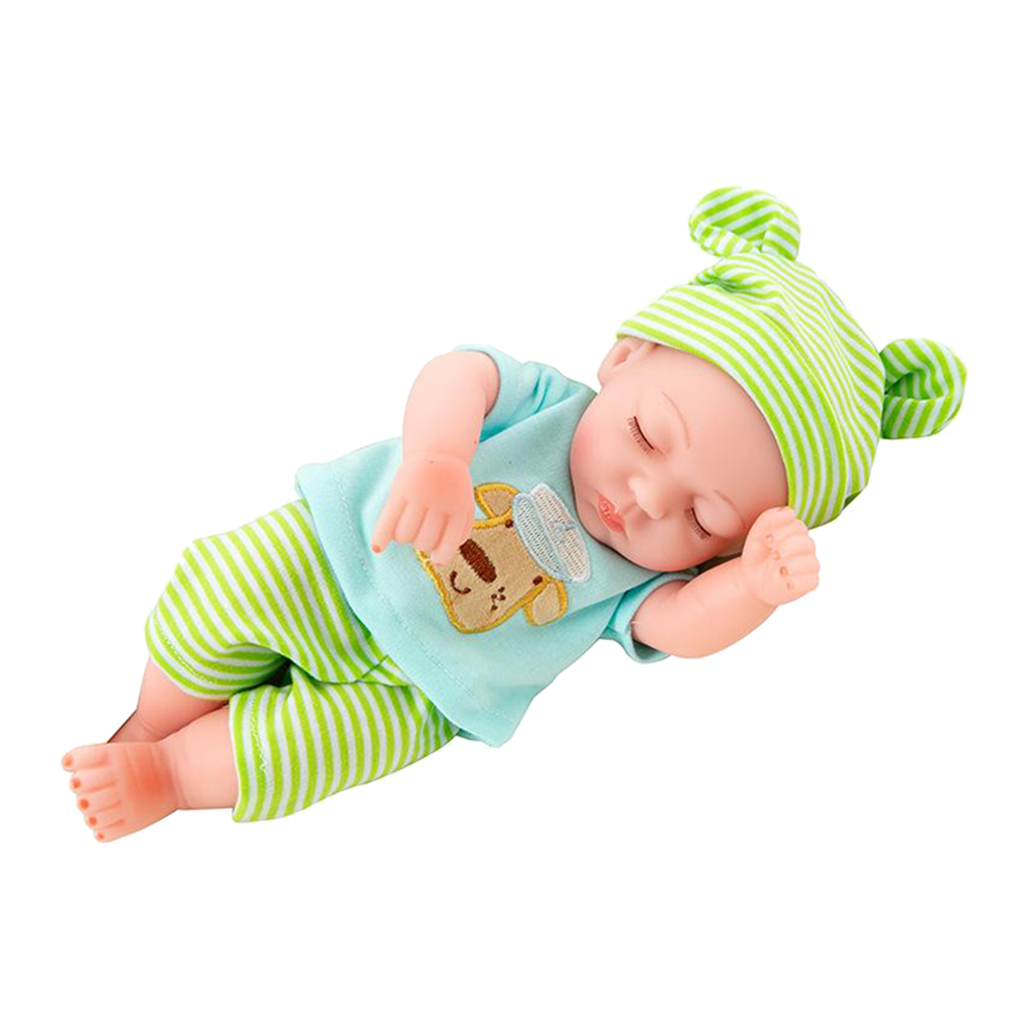 Reborn Baby Realistic Handmade Soft Vinyl Reborn Dolls, 10 Inch Lifelike Reborn Dolls