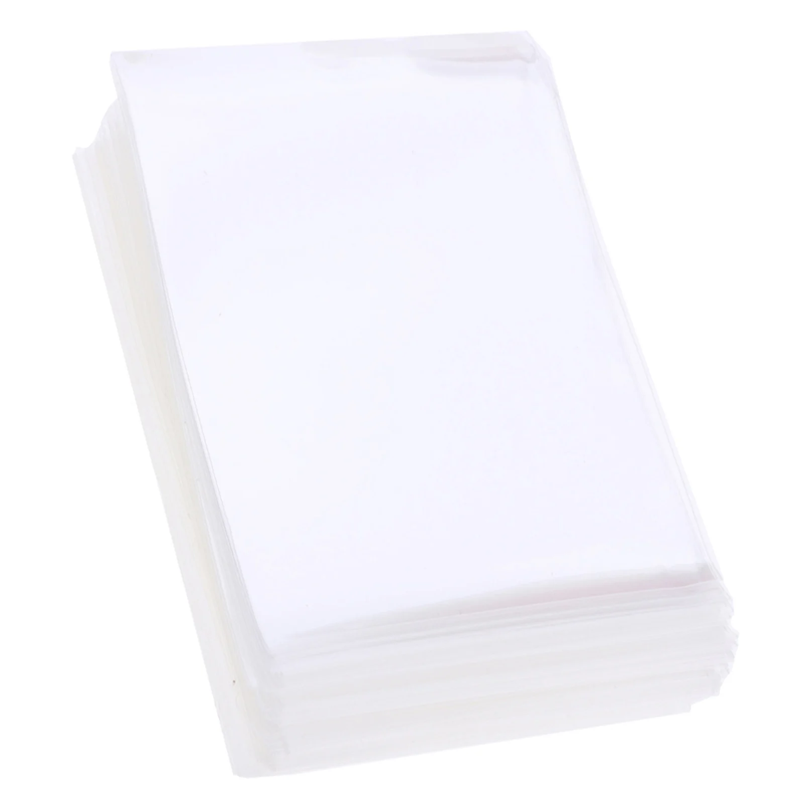 Pack of 100 Premium Plastic Transparent Card Sleeves Pockets Game Cards Sheets Protector for Game Cards Sport Cards