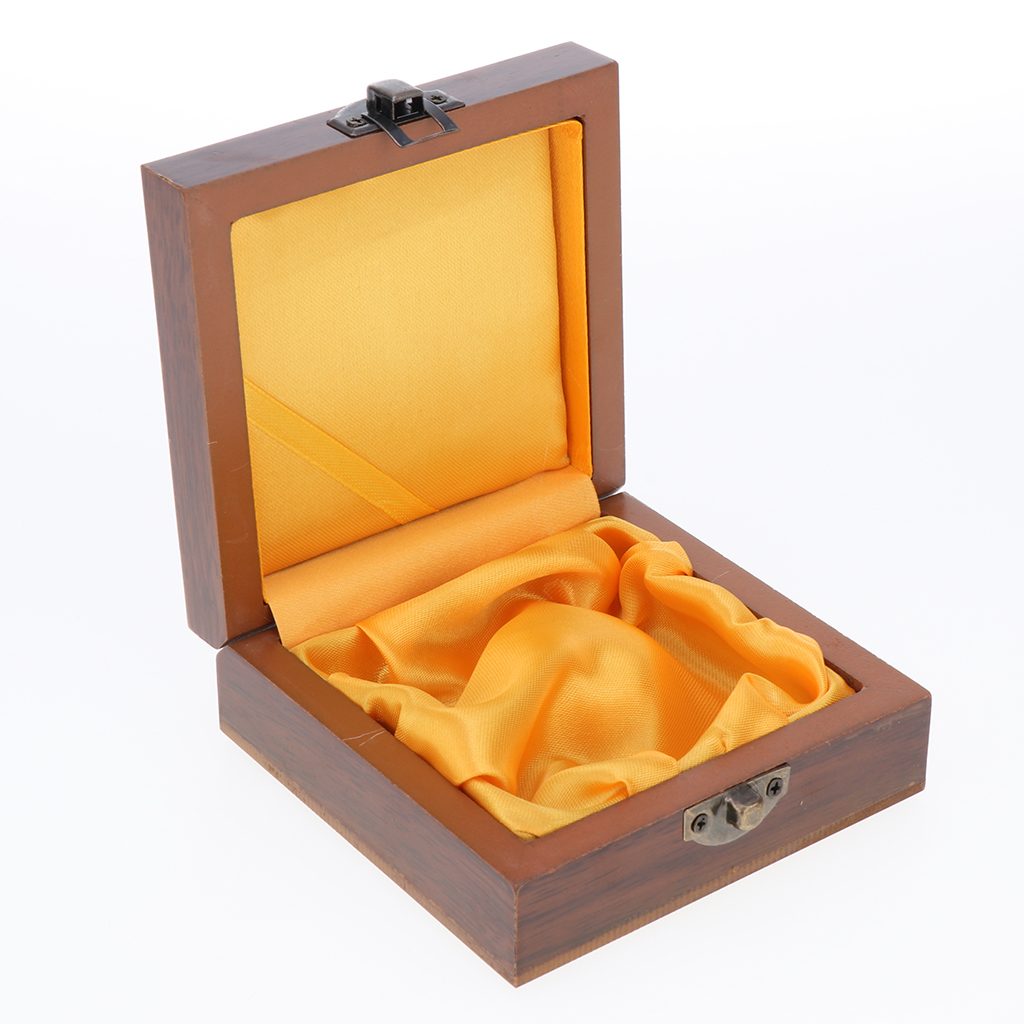 Wooden Jewelry Box Necklace Small Trinket Storage Organizer Case W/LOCK Gift