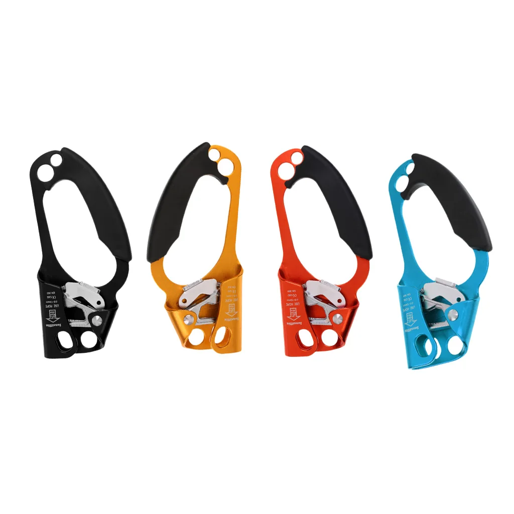 20x9cm 4KN  Outdoor Climbing Right/Left Hand Ascender For 8-13mm Rope