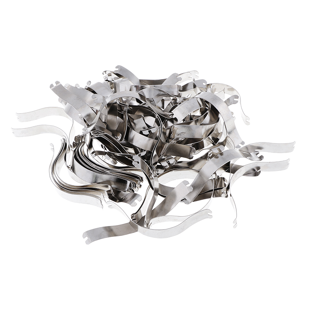 100Pcs Wholesale Spring Clips Metal Aluminum Picture Frame Hardware for Frame Molding 85x9mm
