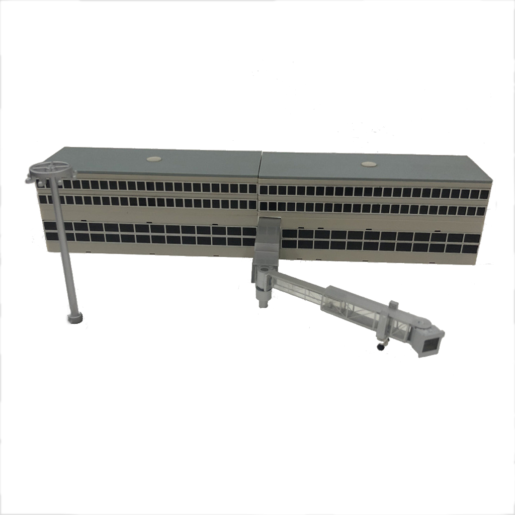 1/400 Scale Simulation Airport Passenger Bridge Light DIY Accessories Model