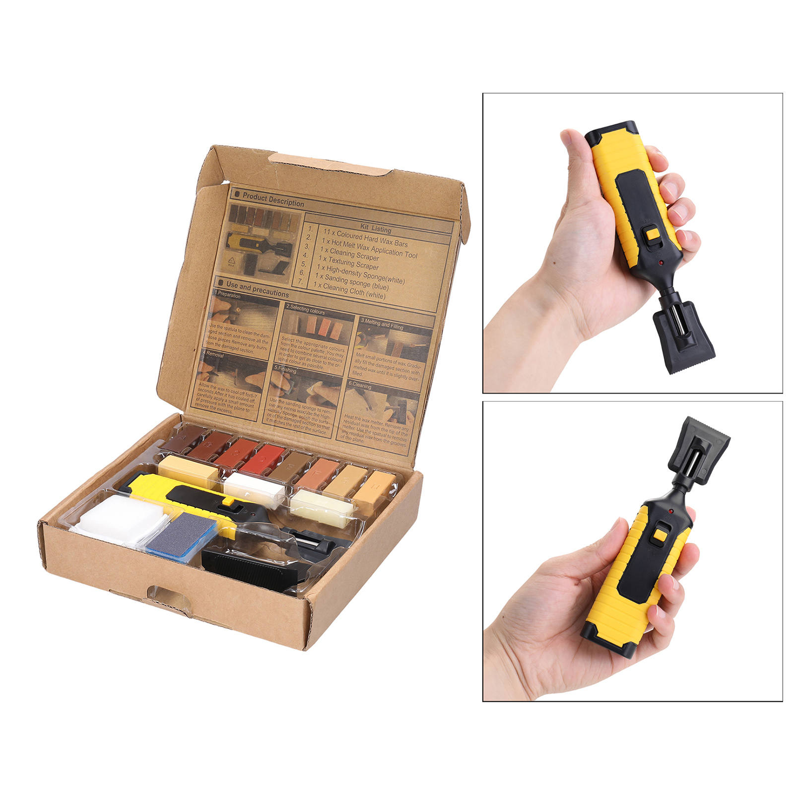 Laminate Floor Repair Kit Wax System Scratch Cracks Repair Furniture Repair Kit for Furniture