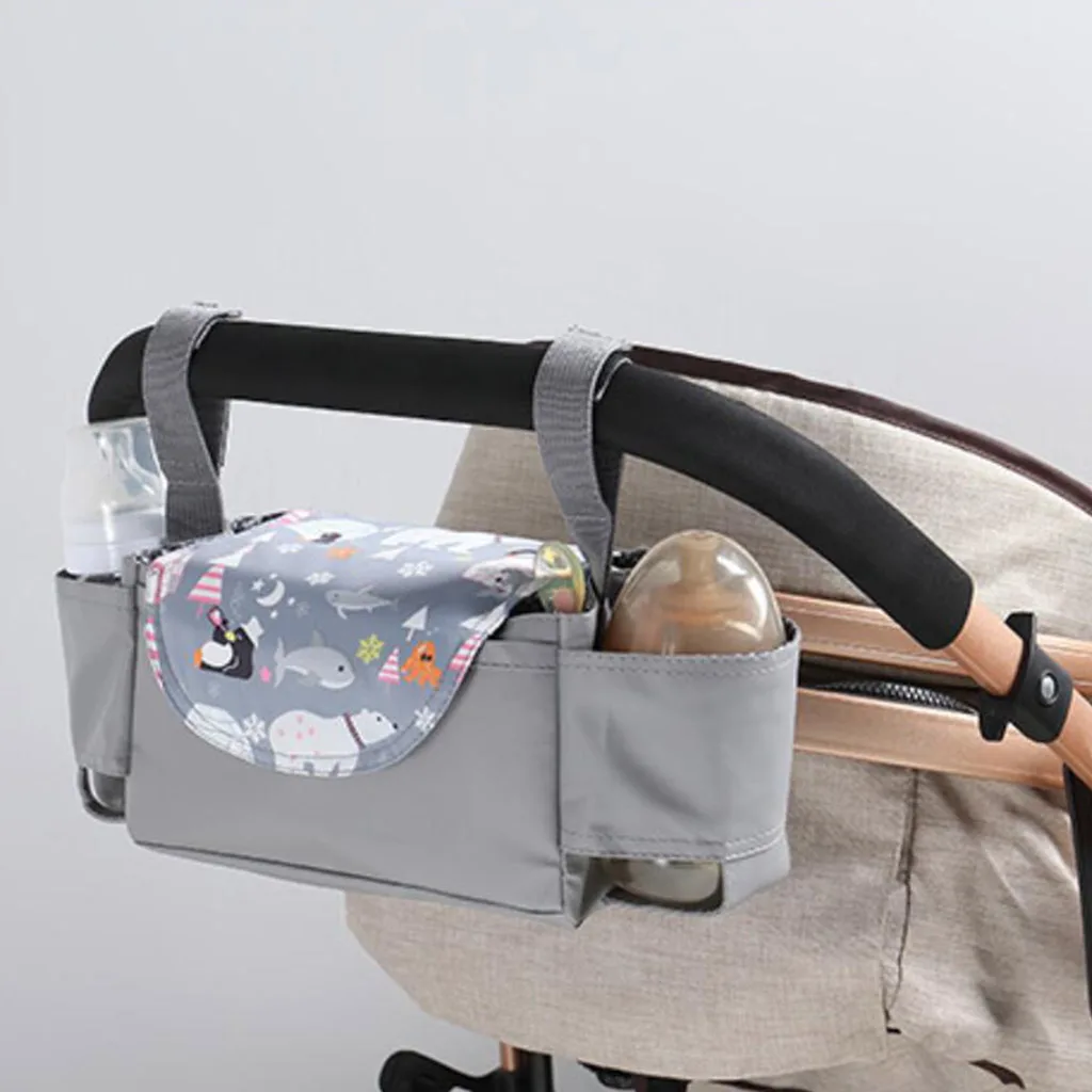 Universal Stroller Organizer with Cup Holder - Phone Bag, Fits for Stroller and Pet Stroller
