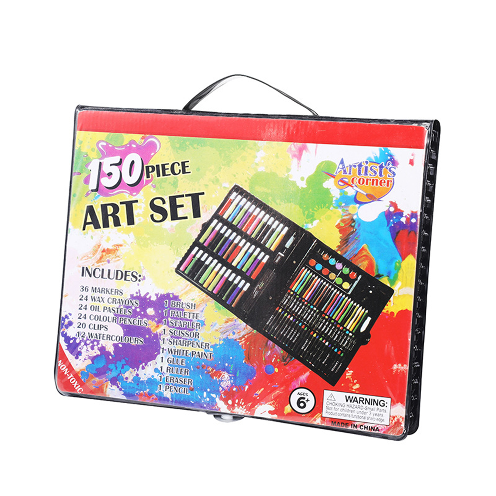 Colouring Kit Art &Amp; Craft Kids Painting Drawing Tool Set 150 Pcs