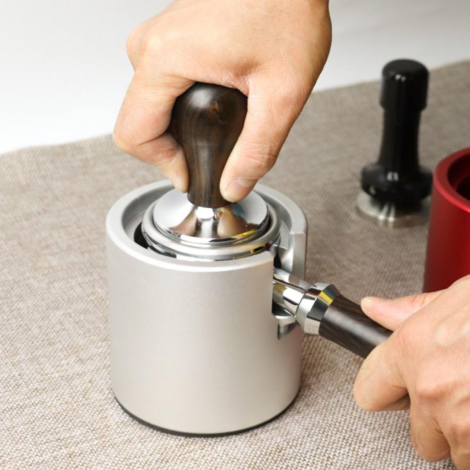 1pc Tamper Station Coffee Tamper Holder Anti-Rust Tamper Stand Barista Tool
