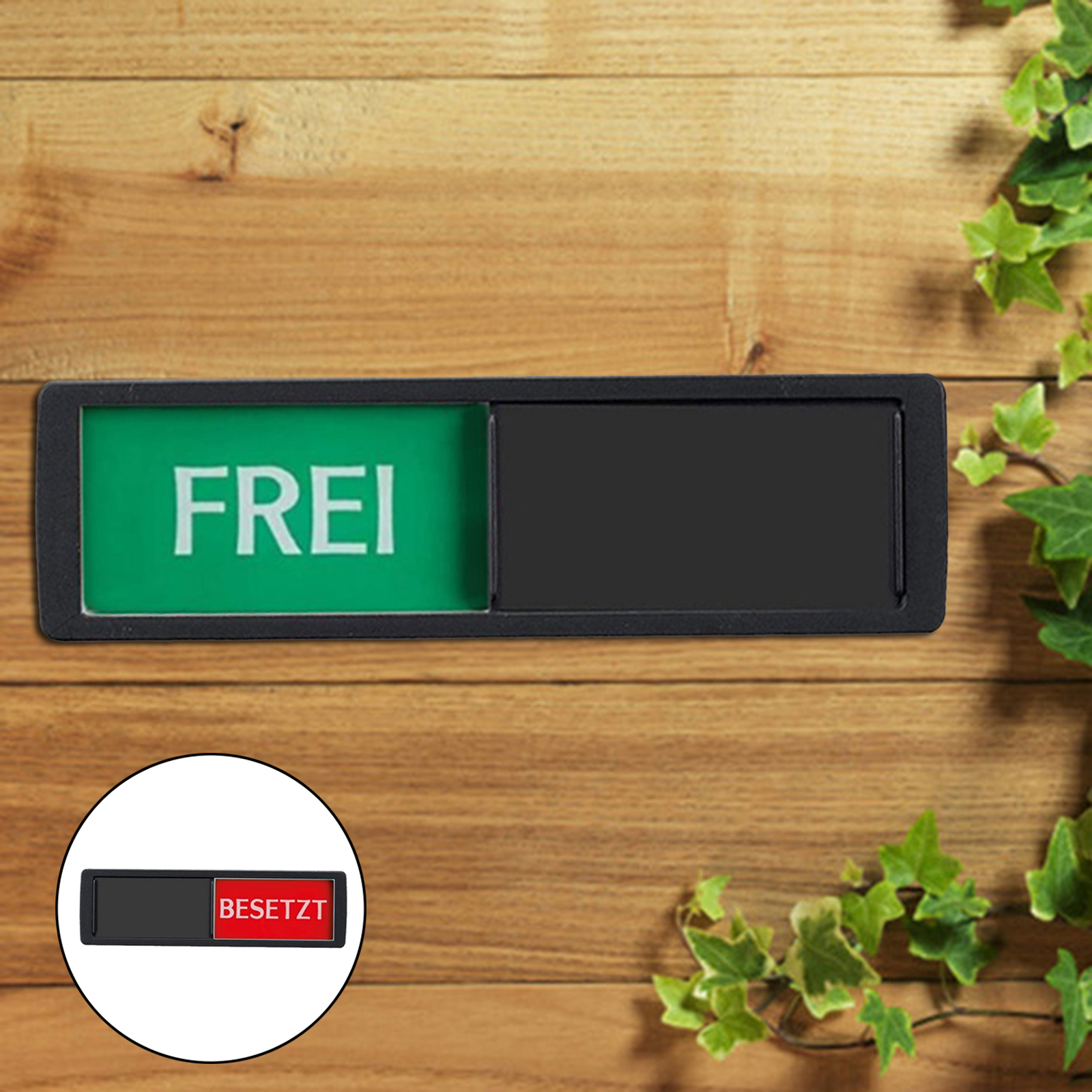 Notice Sign Adhesive Office Door Slider Sign for Office Restroom Conference Privacy Sign Whether Room is Available Or Not