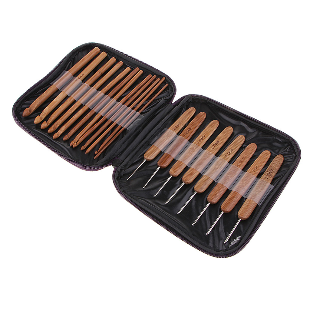 Pack of 20 Crochet Hook Knitting Needles Weave Sewing Stitching Tools