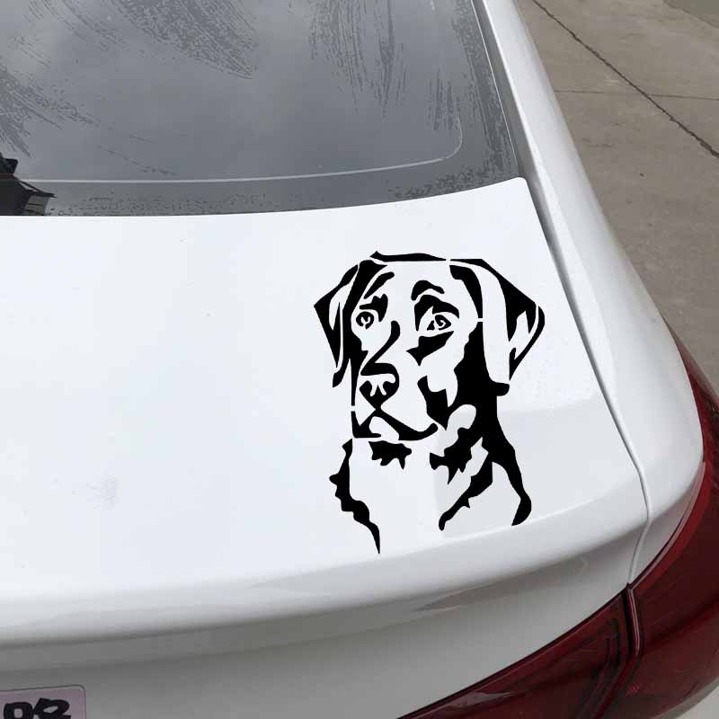 Auto Aufkleber Personalisierte Aufkleber Labrador Retriever Auto Dekoration Cute Pet Aufkleber Wasserdicht und Sonnencreme PVC 15*12cm – Detail 4