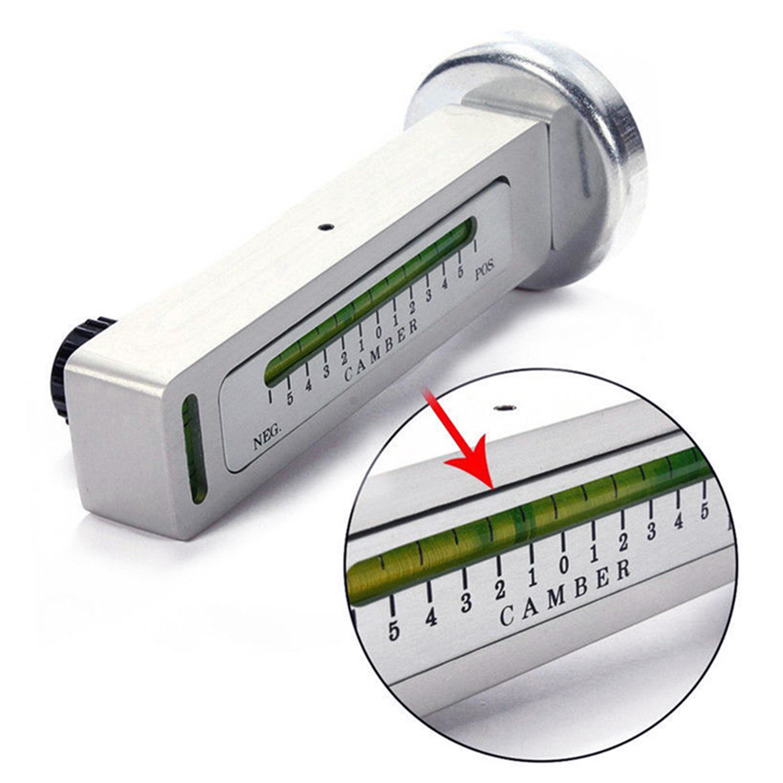 Magnetic Camber Castor Strut Wheel Alignment Gauge Tire Repair