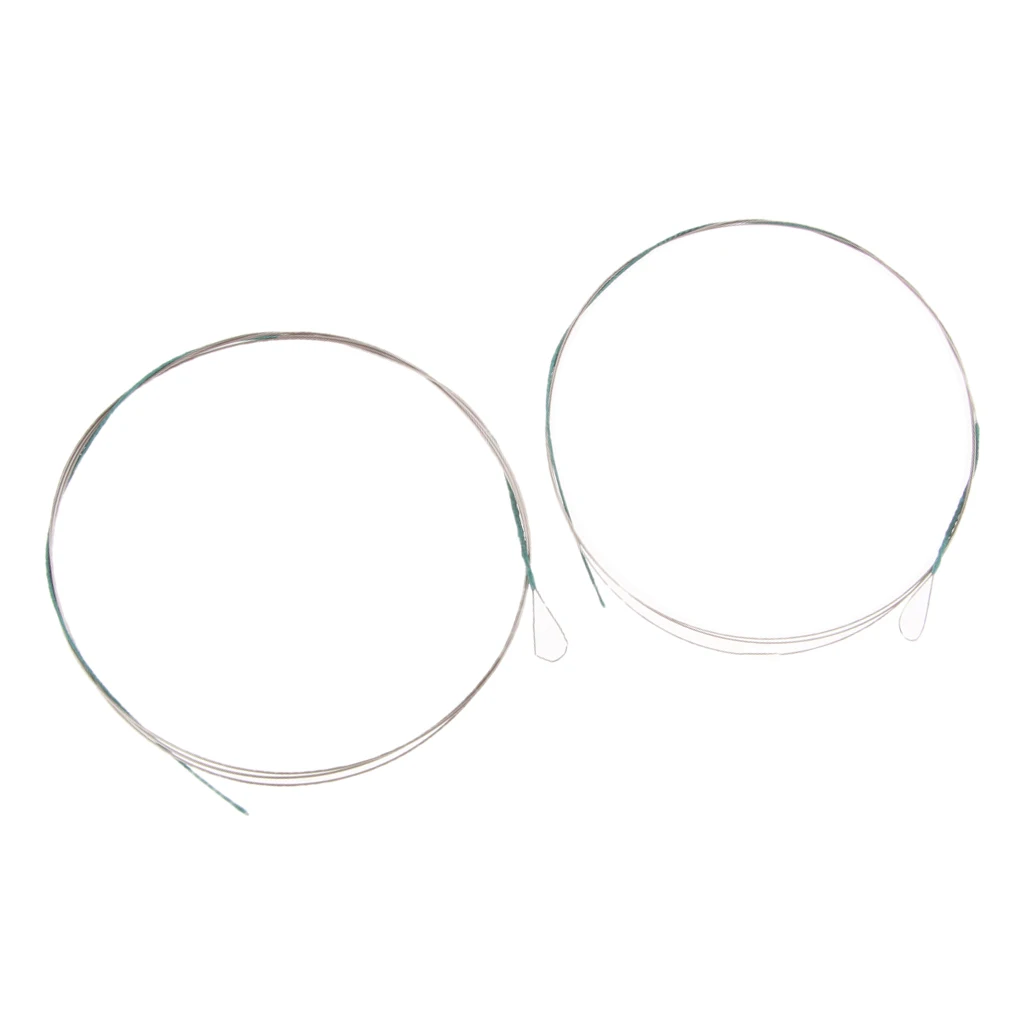 2 Pieces Large Banhu Strings Steel core nickel wire wrapped Yu Opera String