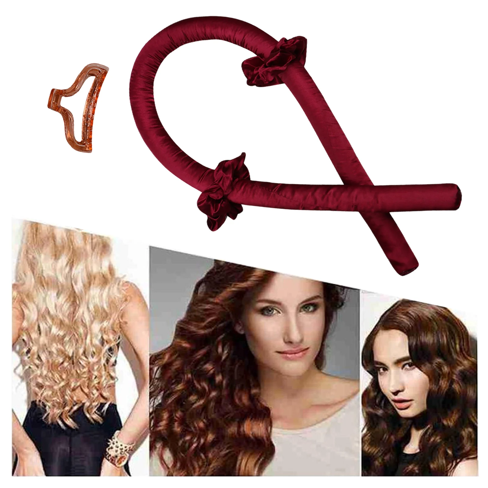 Sleeping Heatless Curling Rod Headband Ribbon Lazy Curler Soft Wave Tools