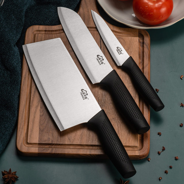 SHUOJI Best Kitchen Knives Set 6 PCS Forged Kitchen Knife With  Scissors&Ceramic Peeler Chef Slicer Nakiri Paring Knife Gift Case