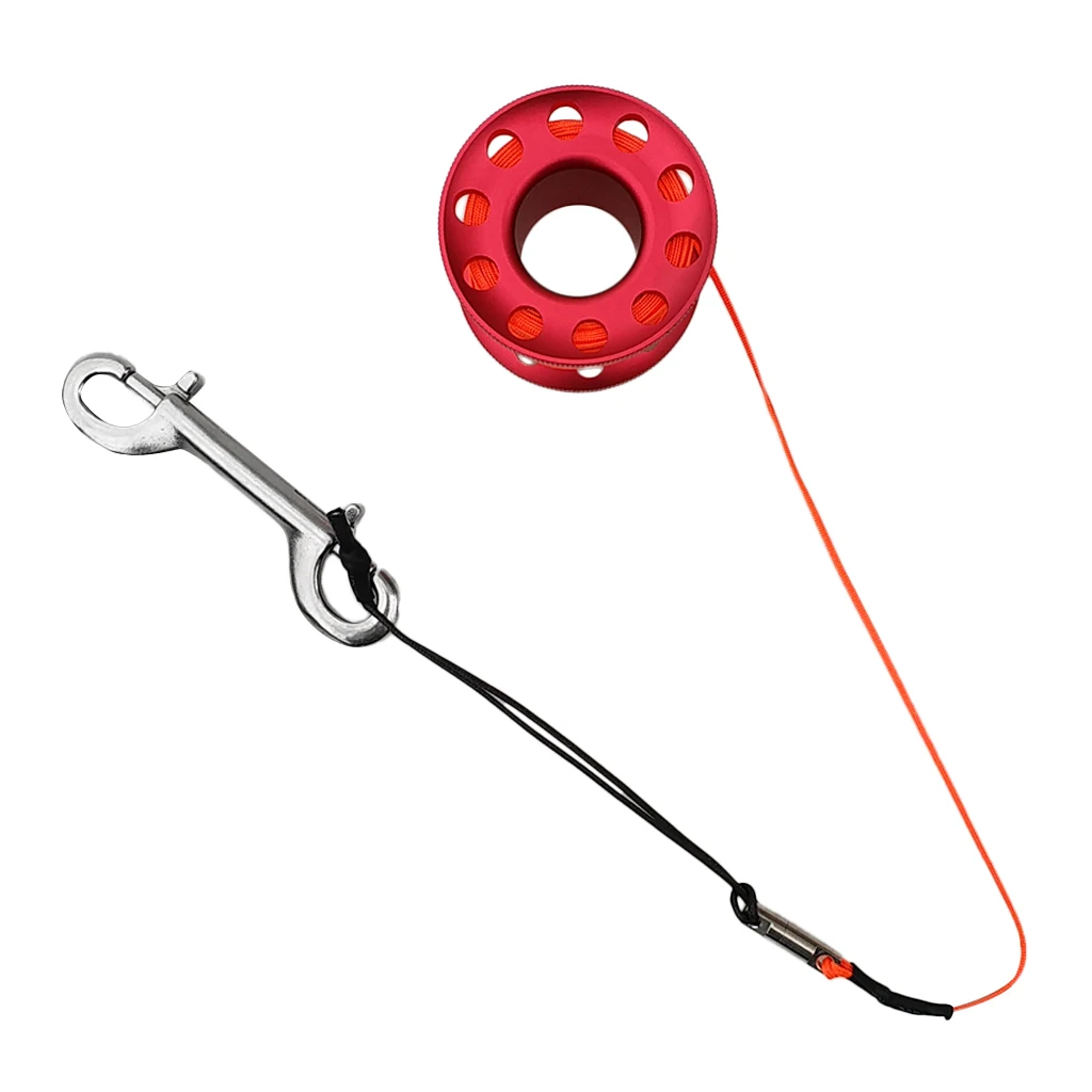 Lightweight Aluminum Alloy Scuba Diving Tech Spool Guide Line Reel Holder  - 7 Colors Available