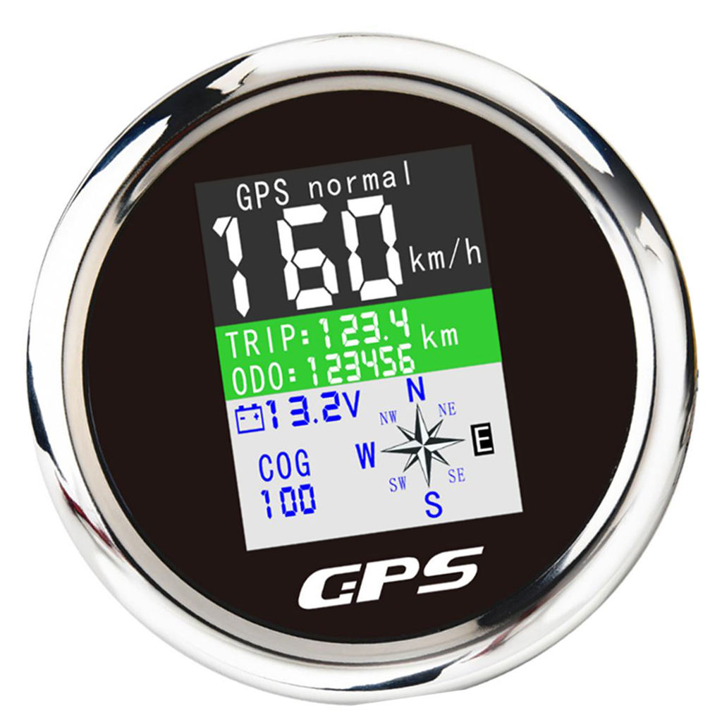 Waterproof Digital GPS Speedometer Odometer for Auto, Marine, Truck with Backlight