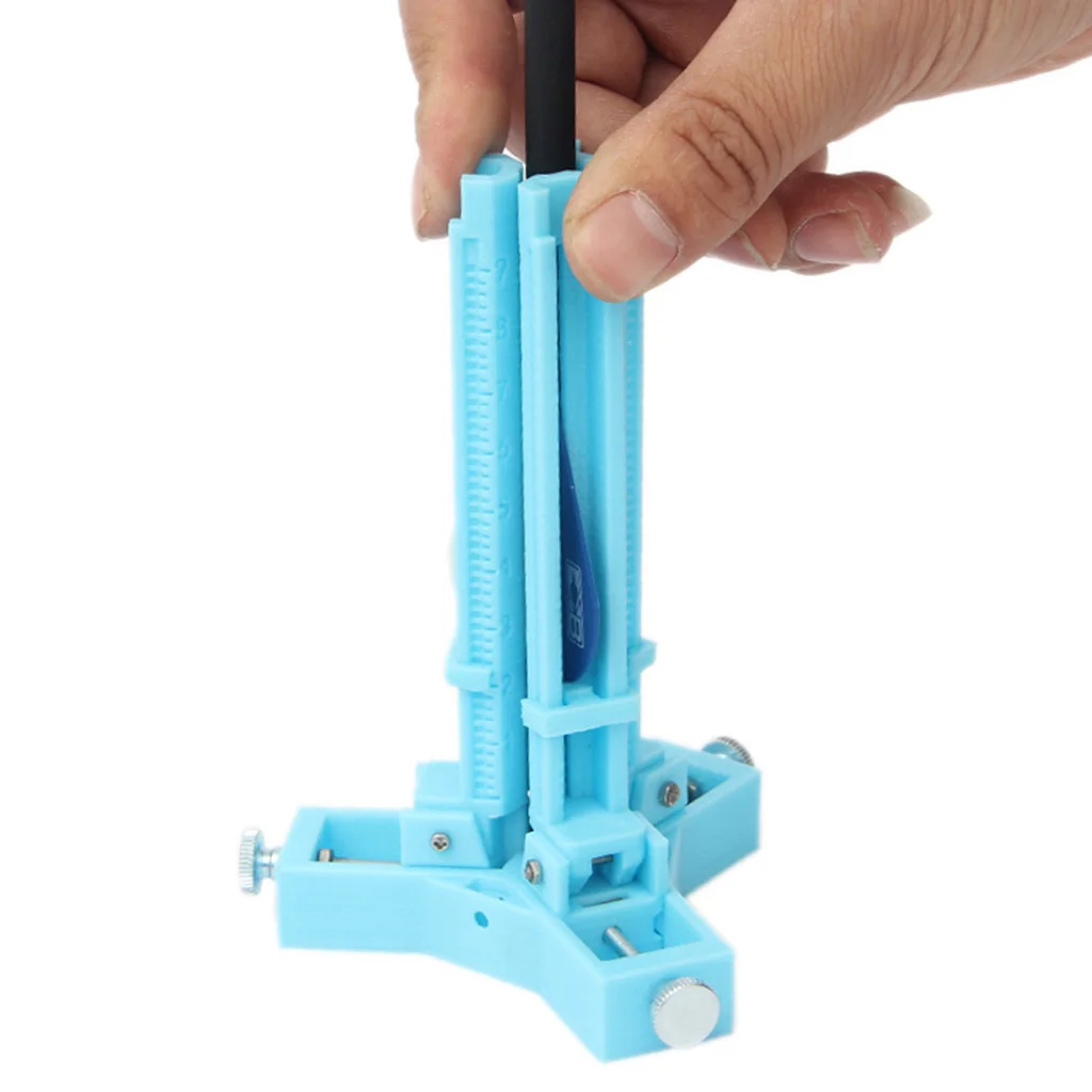 1pcs Adjustable Steel Fletching Jig DIY Fun Stick Feather Archery Accessory